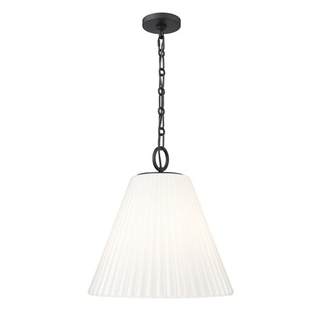 Z-Lite Alaric 3 Light Pendant, 18in. W x 18in. H, Matte Black 3042P18-MB